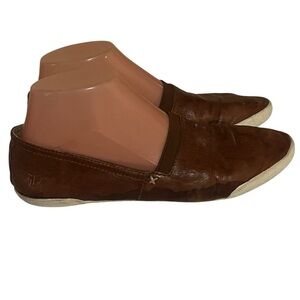 Frye Melanie Imperfections Leather Shoes Sz 7 1/2